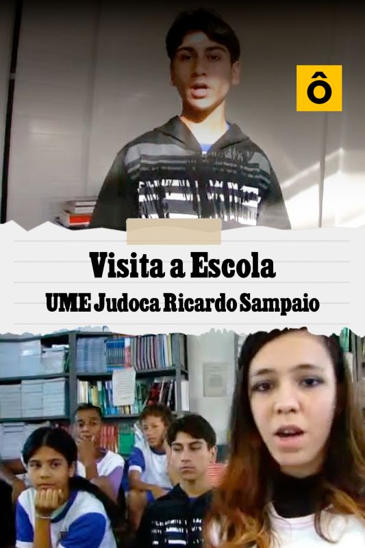 Visita a Escola UME Judoca Ricardo Sampaio