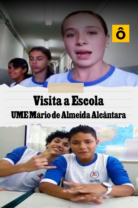 Visita a Escola UME Mrio de Almeida Alcntara